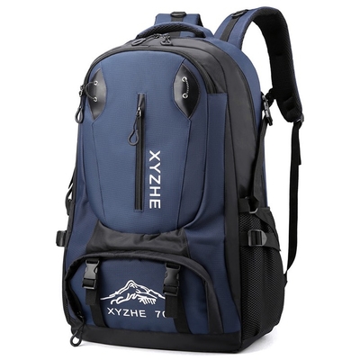 Balo cắm trại 1,3 inch 70L Nam nữ Túi ba lô chống thấm nước Logo tùy chỉnh