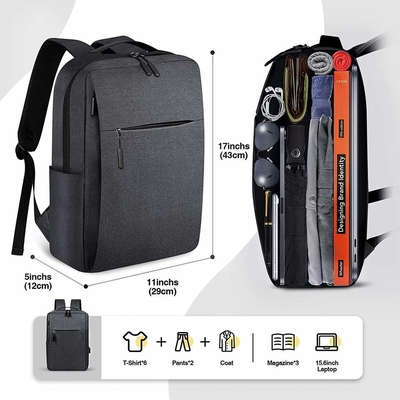 Balo sạc USB chống trộm OEM 15,6 inch Cặp đựng máy tính xách tay cho nam giới