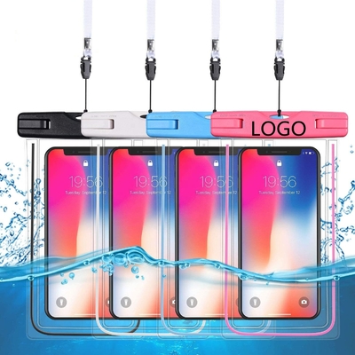 Túi chống nước đầy màu sắc để bơi Túi điện thoại không thấm nước PVC 6.5IN