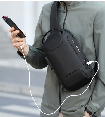 Túi đeo chéo chống trộm Túi đeo chéo vai Túi đeo chéo USB dành cho nam giới