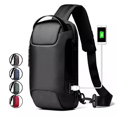Túi đeo chéo chống trộm Túi đeo chéo vai Túi đeo chéo USB dành cho nam giới