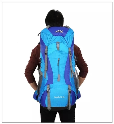 Ba lô leo núi không thấm nước Ransel Ba lô Polyester 70 lít Ba lô ISO