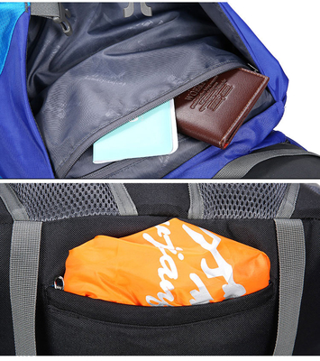 Ba lô leo núi không thấm nước Ransel Ba lô Polyester 70 lít Ba lô ISO
