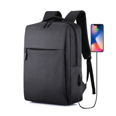 Thời trang doanh nhân Túi ba lô máy tính xách tay Sạc tùy chỉnh USB Du lịch dành cho máy tính xách tay của nam giới Túi ba lô máy tính xách tay không thấm nước