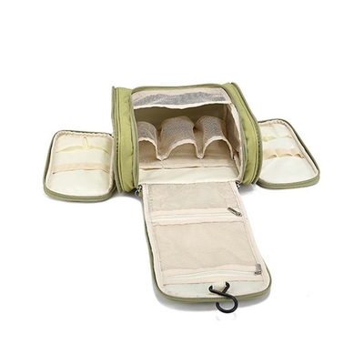 Túi mỹ phẩm treo hạng nặng Túi đựng đồ vệ sinh du lịch Polyester Trang điểm không thấm nước