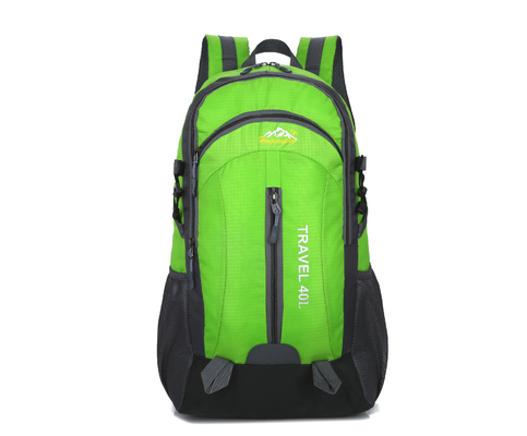 Ba lô chống nước 40L màu cam Ba lô du lịch cắm trại 55cm có lỗ sạc USB