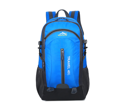 Ba lô chống nước 40L màu cam Ba lô du lịch cắm trại 55cm có lỗ sạc USB