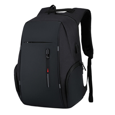 Ba lô máy tính xách tay doanh nhân màu đen 17 inch Túi đựng máy tính chống nước có USB