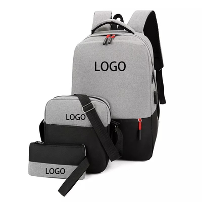 BSCI 3 trong 1 bộ ba lô ba lô máy tính xách tay chống trộm cắp với cổng sạc USB
