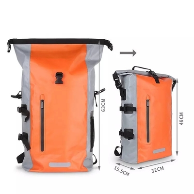 Balo đi bộ đường dài không thấm nước 500D PVC Túi chống nước nổi cho chèo thuyền kayak BSCI