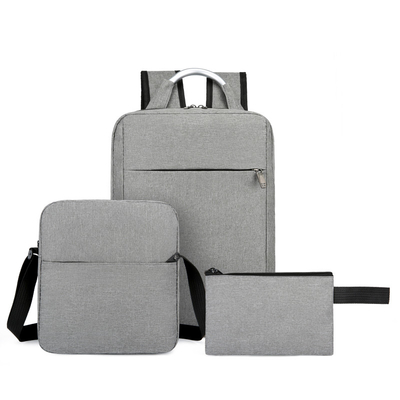 Bộ ba lô văn phòng 1,2 inch Bộ ba lô thời trang nam 3 trong 1 Bộ có cổng Usb