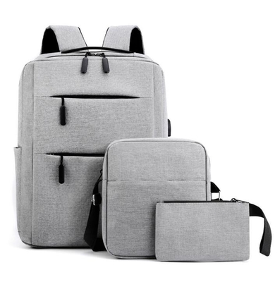 ODM Polyester Men'S Ba lô Bộ Ba lô Máy tính xách tay Màu xanh Hải quân chống thấm nước