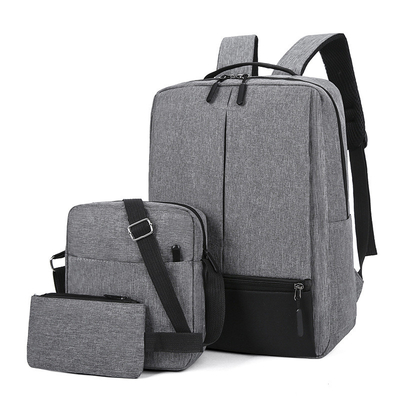 Bộ ba lô máy tính xách tay 3pc cho nam giới làm việc Bộ ba lô du lịch thông minh Unisex