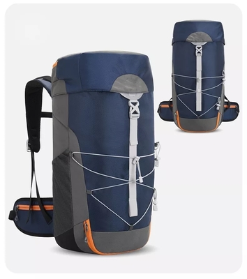 Balo đi bộ đường dài không thấm nước ODM Nylon 40L Balo thiết bị leo núi ngoài trời