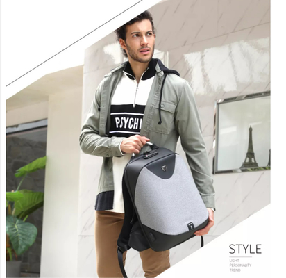 Balo máy tính xách tay kinh doanh Polyester Gói chống trộm 1.54 inch cho máy tính xách tay nam