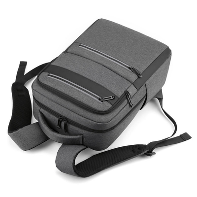 Ba lô máy tính xách tay doanh nhân 15,6 inch Ba lô du lịch không thấm nước với USB 28 * 16 * 42 Cm