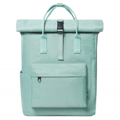 Canvas Logo Tùy chỉnh Không thấm nước Túi Rolltop 40cm Balo Máy tính xách tay Rolltop