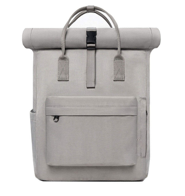 Canvas Logo Tùy chỉnh Không thấm nước Túi Rolltop 40cm Balo Máy tính xách tay Rolltop