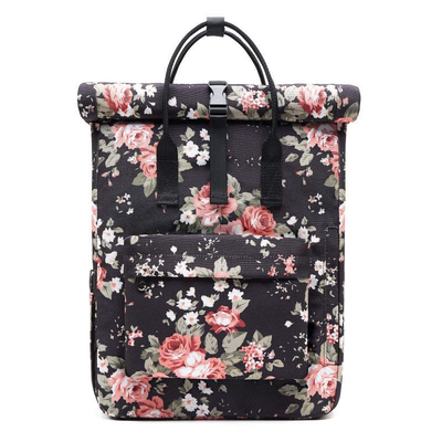 Canvas Logo Tùy chỉnh Không thấm nước Túi Rolltop 40cm Balo Máy tính xách tay Rolltop