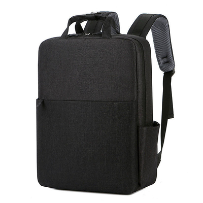 41cm Sinh viên Lap Top Ruck Sack Màu đen Ba lô Du lịch Ba lô Có USB Ngoài trời