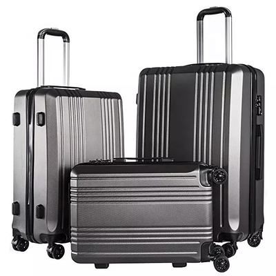 ABS Chống Nước Du Lịch Hành Lý Xe Đẩy Hardside Vali Dây Kéo Đôi Khóa TSA 4 Bánh Xe Spinner