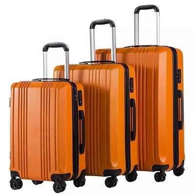 ABS Chống Nước Du Lịch Hành Lý Xe Đẩy Hardside Vali Dây Kéo Đôi Khóa TSA 4 Bánh Xe Spinner