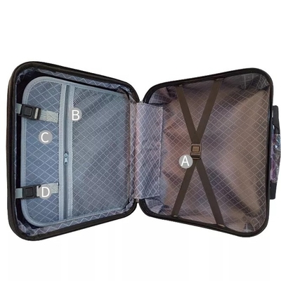 Hành lý xách tay không thấm nước khi đi du lịch Vali lên máy bay vỏ cứng 18 inch có khóa