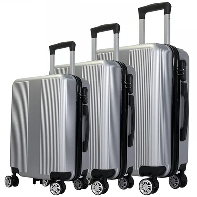 Xe đẩy nhôm PP Bộ hành lý du lịch Vali trên bánh xe Vỏ cứng chống nước 20 inch