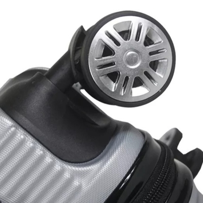 Xe đẩy nhôm PP Bộ hành lý du lịch Vali trên bánh xe Vỏ cứng chống nước 20 inch