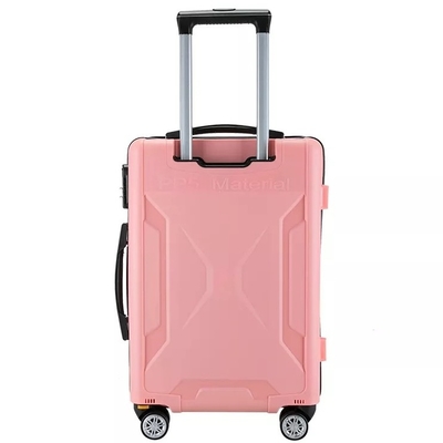 Bộ lót Polyester Vỏ cứng Bộ hành lý Vali xe đẩy 24'' Khóa hành lý Tsa 3 chiếc Pp Mang theo