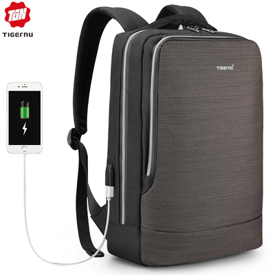 T-B3331A Ba lô máy tính xách tay du lịch phong cách mới Sạc USB chống trộm ngoài trời Bán buôn
