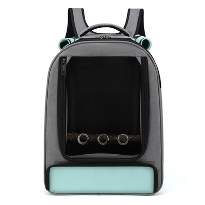 Trọng lượng nhẹ Bird Parrot Pet Carrier Bag Lồng lưới ngoài trời Ba lô du lịch có thể gập lại lớn