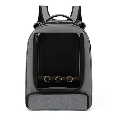 Trọng lượng nhẹ Bird Parrot Pet Carrier Bag Lồng lưới ngoài trời Ba lô du lịch có thể gập lại lớn