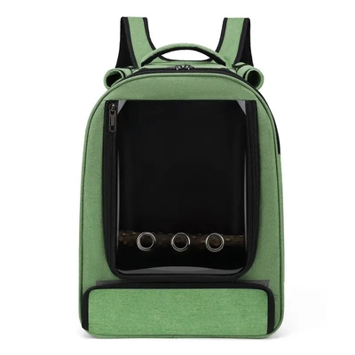 Trọng lượng nhẹ Bird Parrot Pet Carrier Bag Lồng lưới ngoài trời Ba lô du lịch có thể gập lại lớn