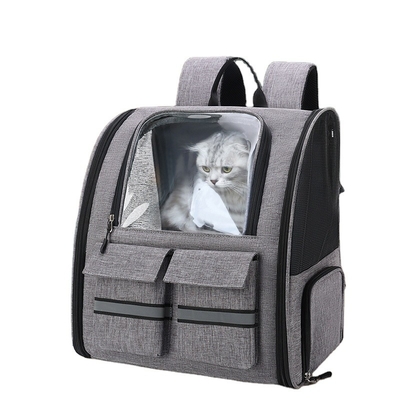 Dog Cat Carrier With Wheels Ba lô ngoài trời Pet Carrier Pet Trolley Portable