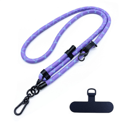 Dây đeo chéo bằng vải nylon Điện thoại di động I14 Pro Max Dây đeo điện thoại thông minh Đi bộ đường dài