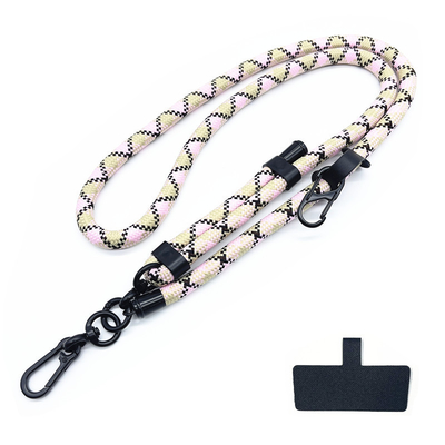 Dây đeo chéo bằng vải nylon Điện thoại di động I14 Pro Max Dây đeo điện thoại thông minh Đi bộ đường dài
